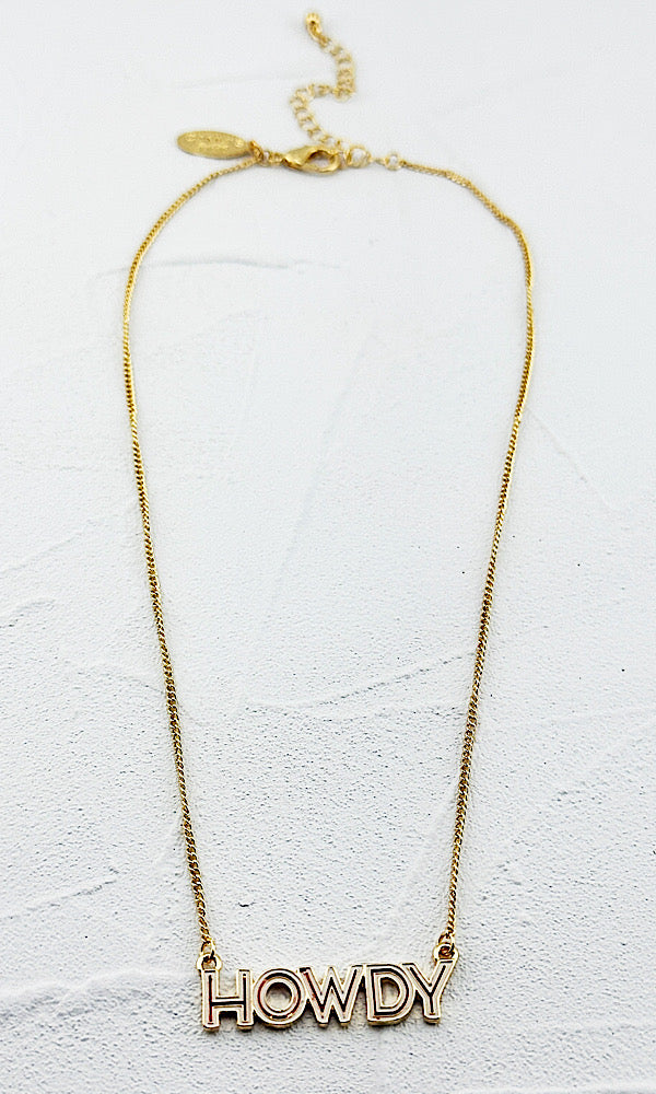 HOWDY Necklace