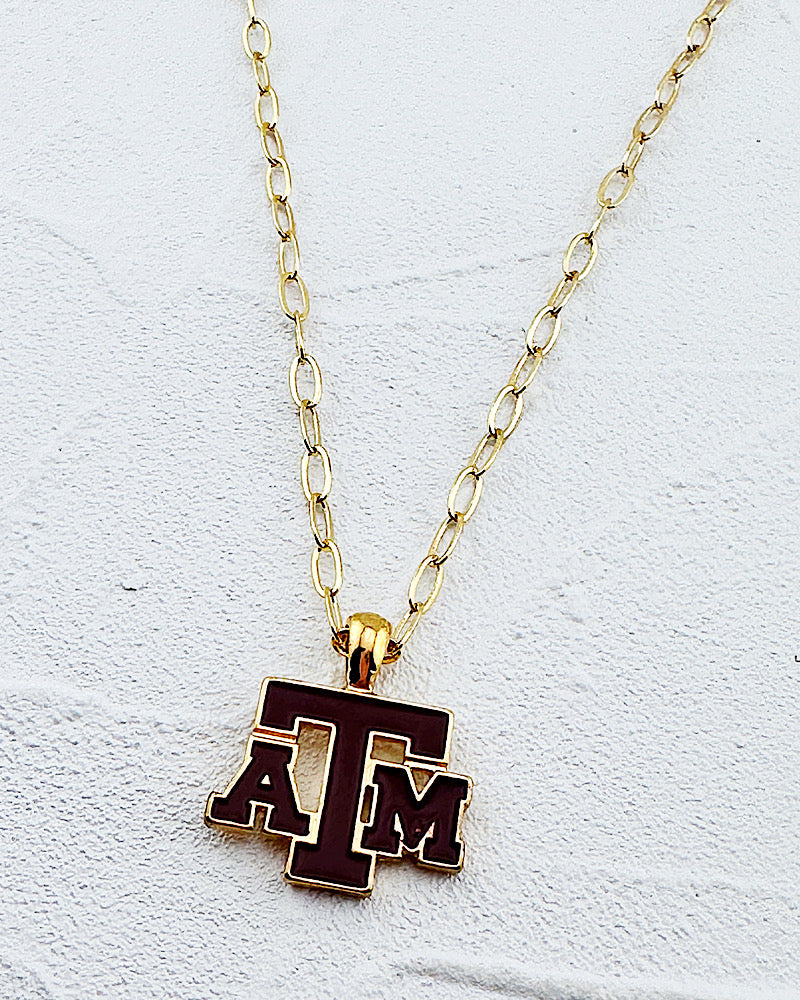Texas A&M Pendant Necklace