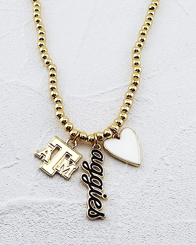 Aggies Charm Necklace