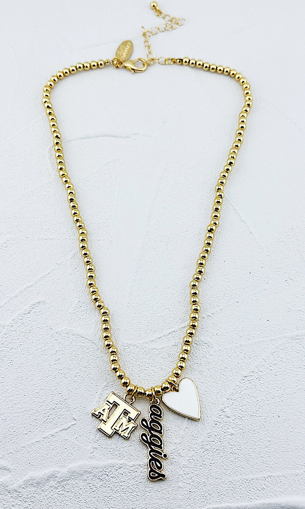 Aggies Charm Necklace
