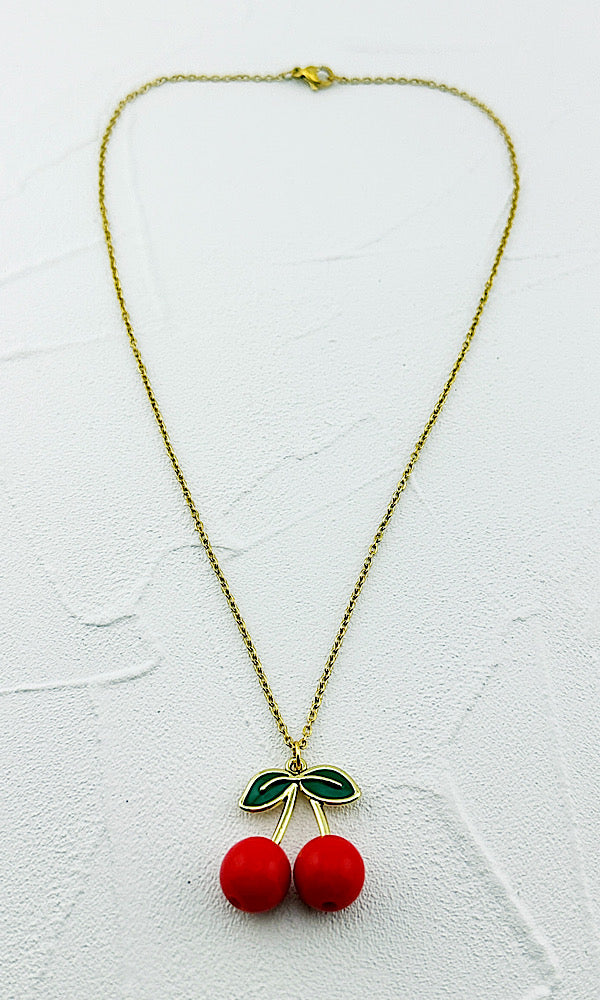 Kids Cherry Necklace