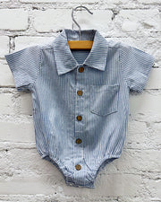 Joseph Pinstripe Onesie