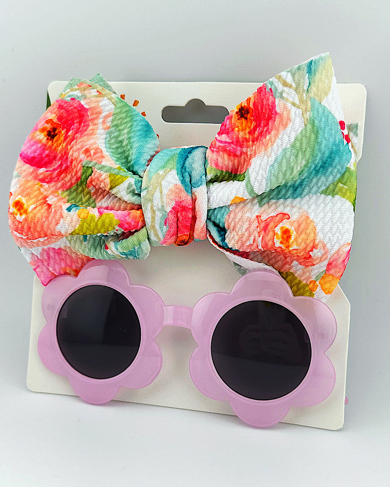 Little Miss Sunglass & Headband Set