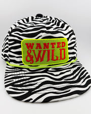 Wanted & Wild Flat Brim Cap