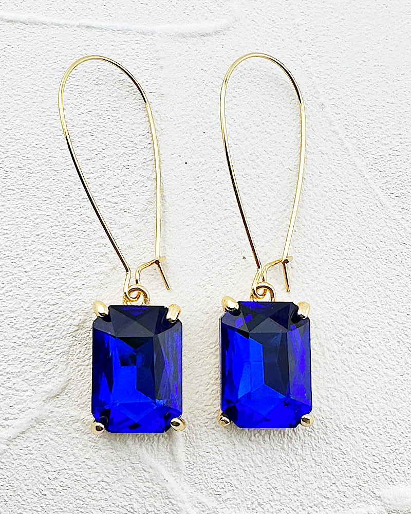 Brittany Royal Blue Earrings