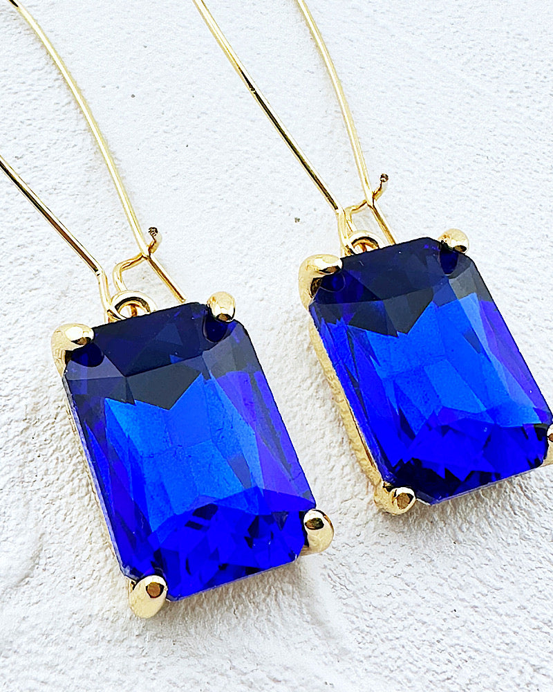 Brittany Royal Blue Earrings