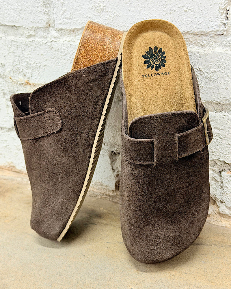 Maire Brown Flatform Clogs