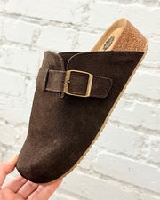 Maire Brown Flatform Clogs