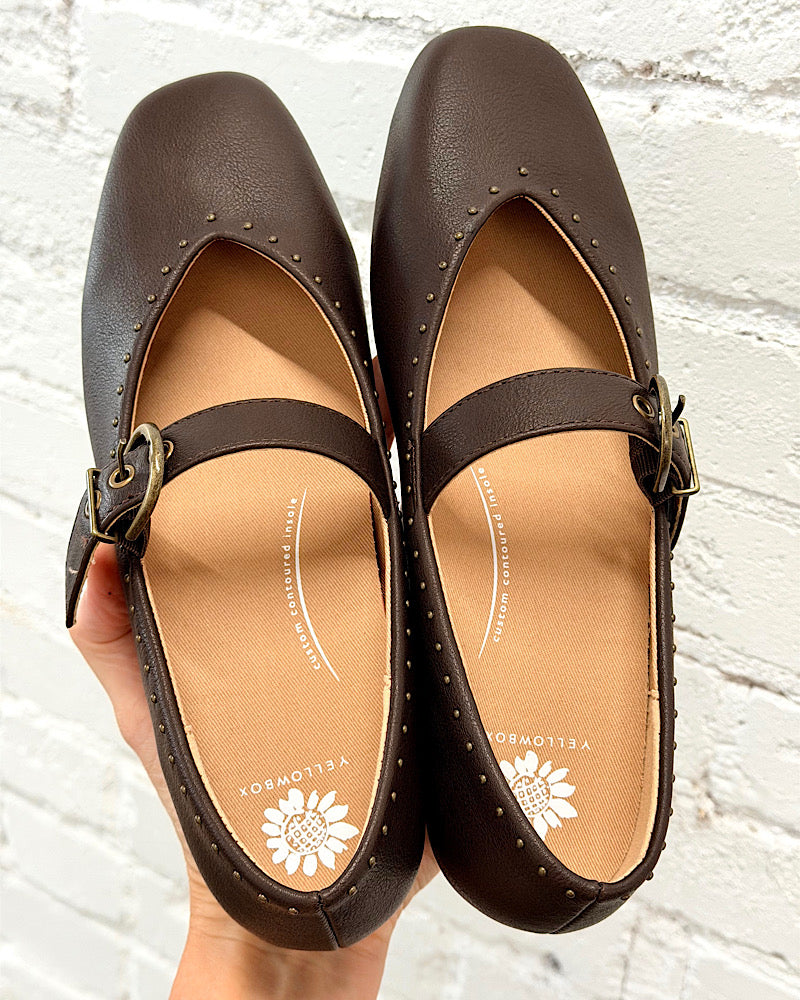 Carina Chocolate Flats