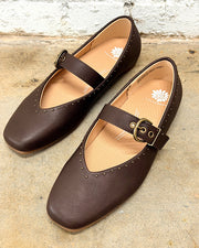 Carina Chocolate Flats