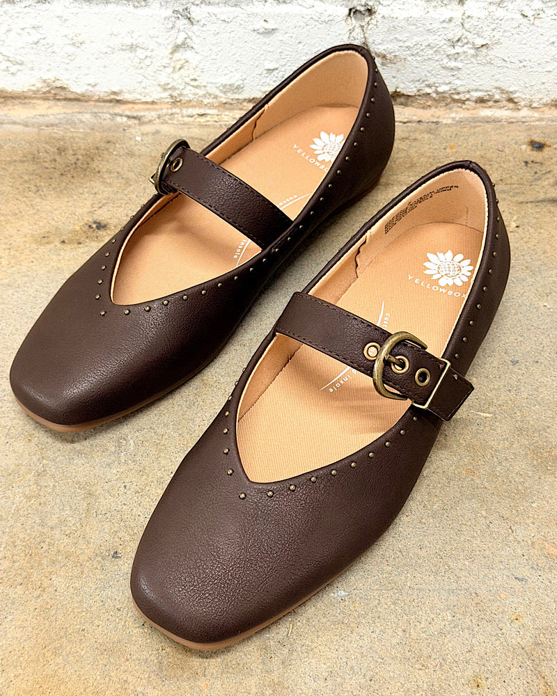 Carina Chocolate Flats