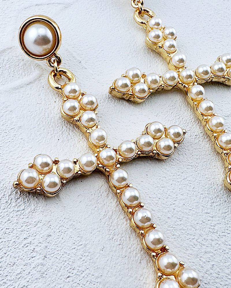Grace Cross Earrings