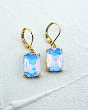 Mini Brittany Blue Opal Earrings