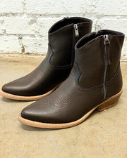 Bernadette Chocolate Western Booties