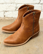 Bernadette Tan Western Booties