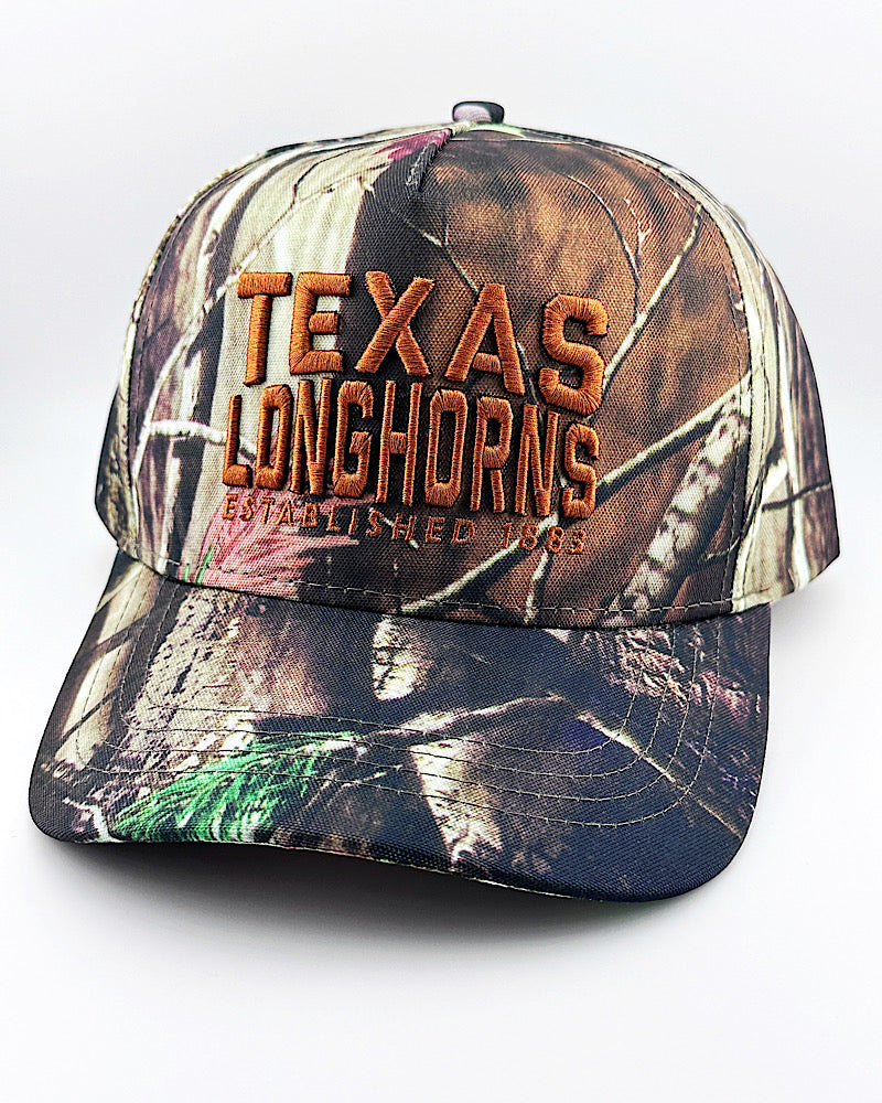 Longhorns Camo Trucker Hat
