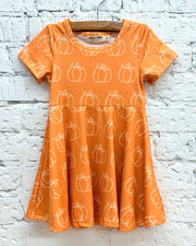 Pumpkin Spice Twirl Dress