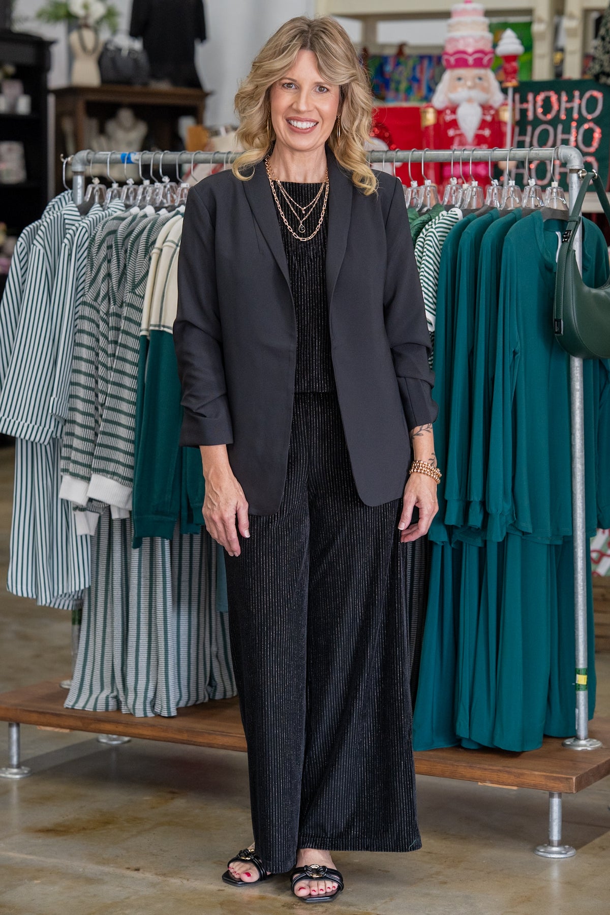 Classy Detail Black Blazer