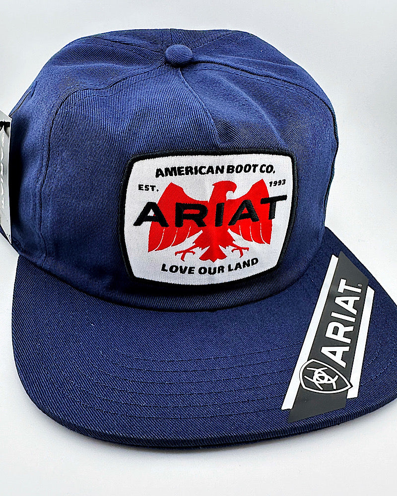 Ariat Navy Eagle Snap Back Cap