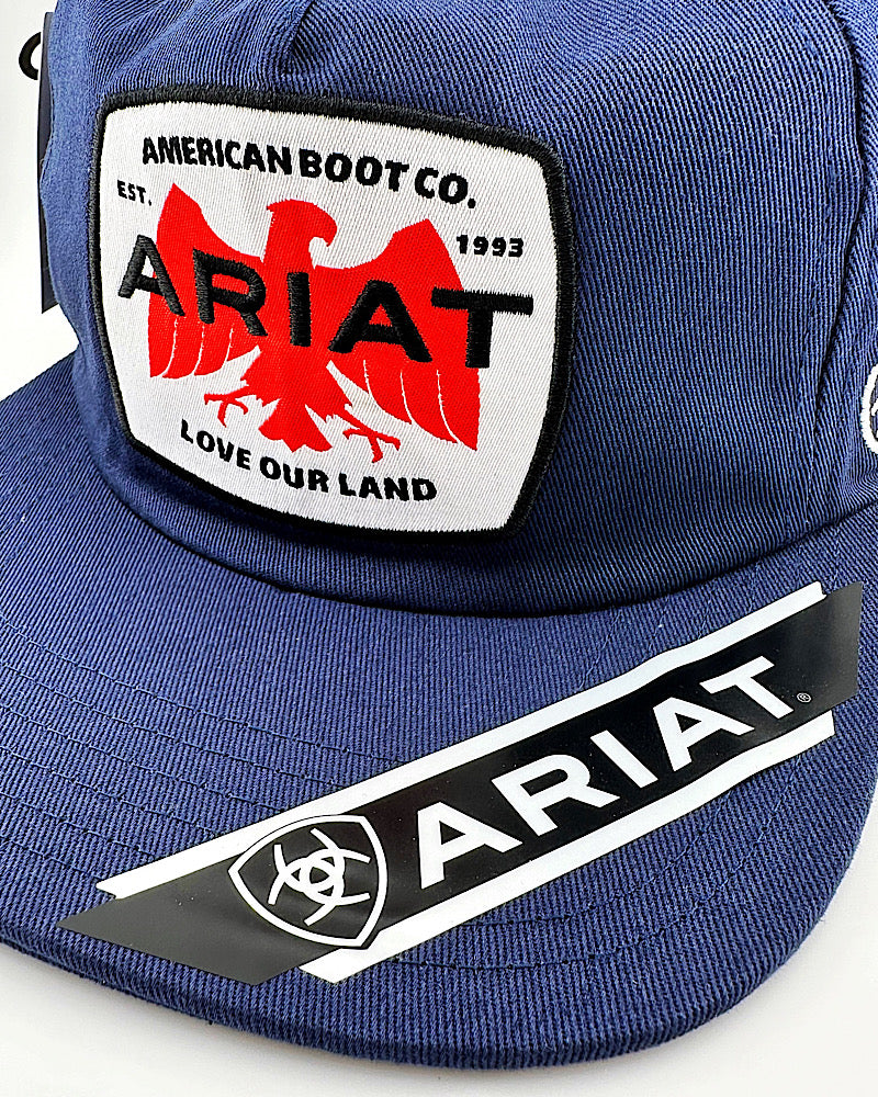 Ariat Navy Eagle Snap Back Cap