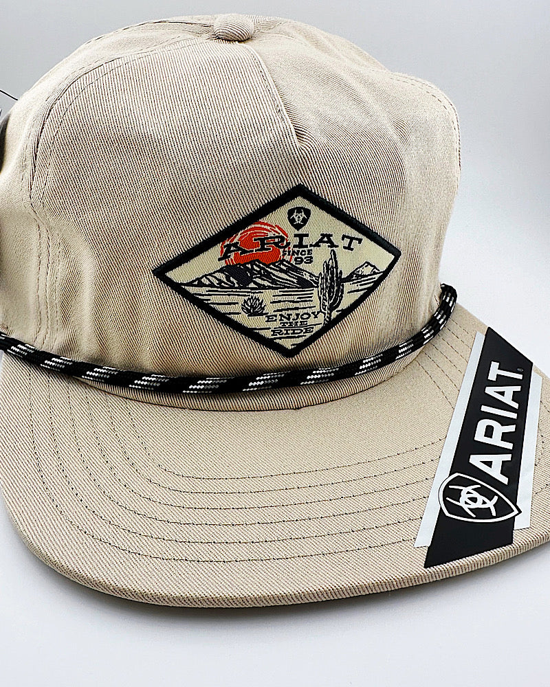 Ariat Beige Desert Snap Back Cap