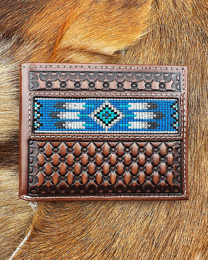 Ariat Southwest Inlay Bi-Fold Wallet