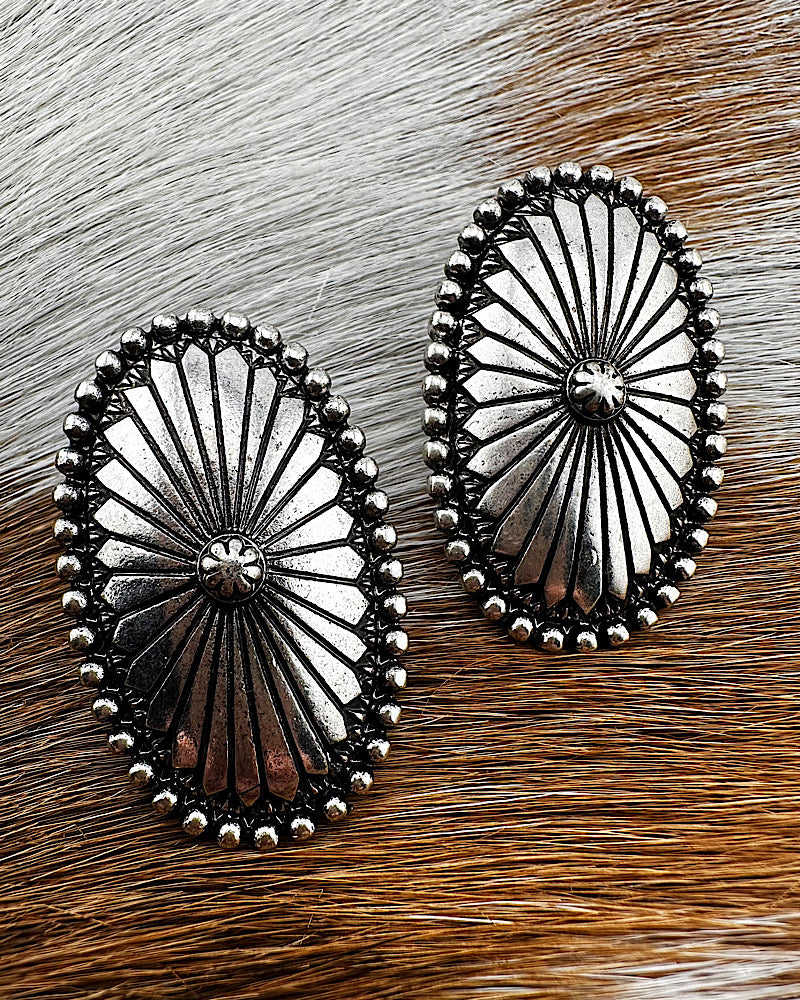 Stormy Concho Earrings