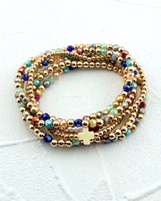 Color Crush Cross 6pc Bracelet Stack