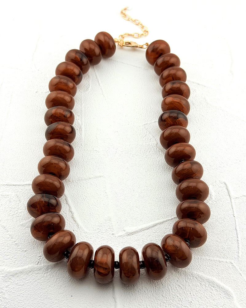 Espresso Kiss Necklace
