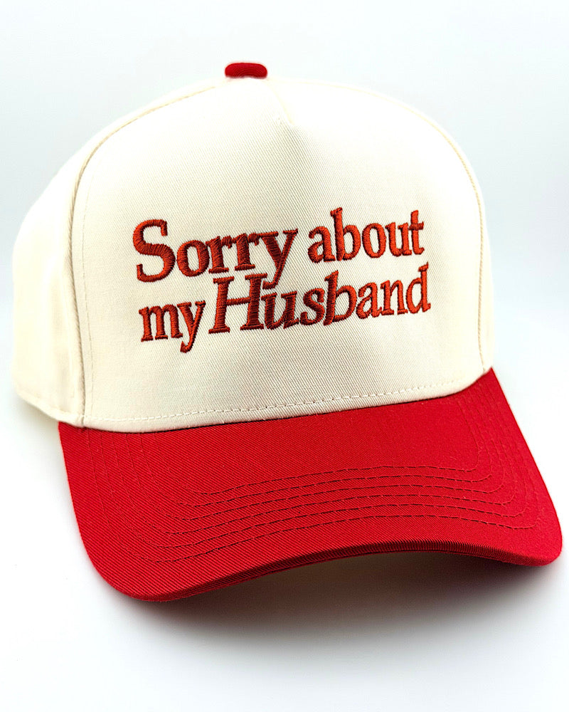 Sorry About My Husband Trucker Hat