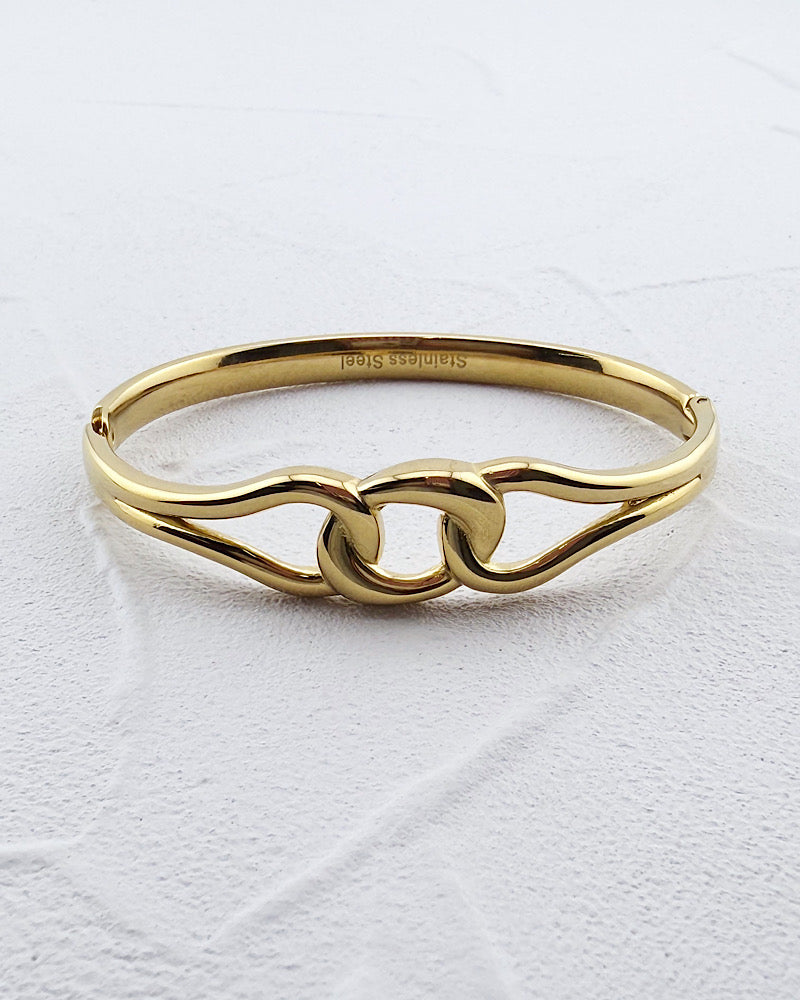 Infinity Hinged Bangle