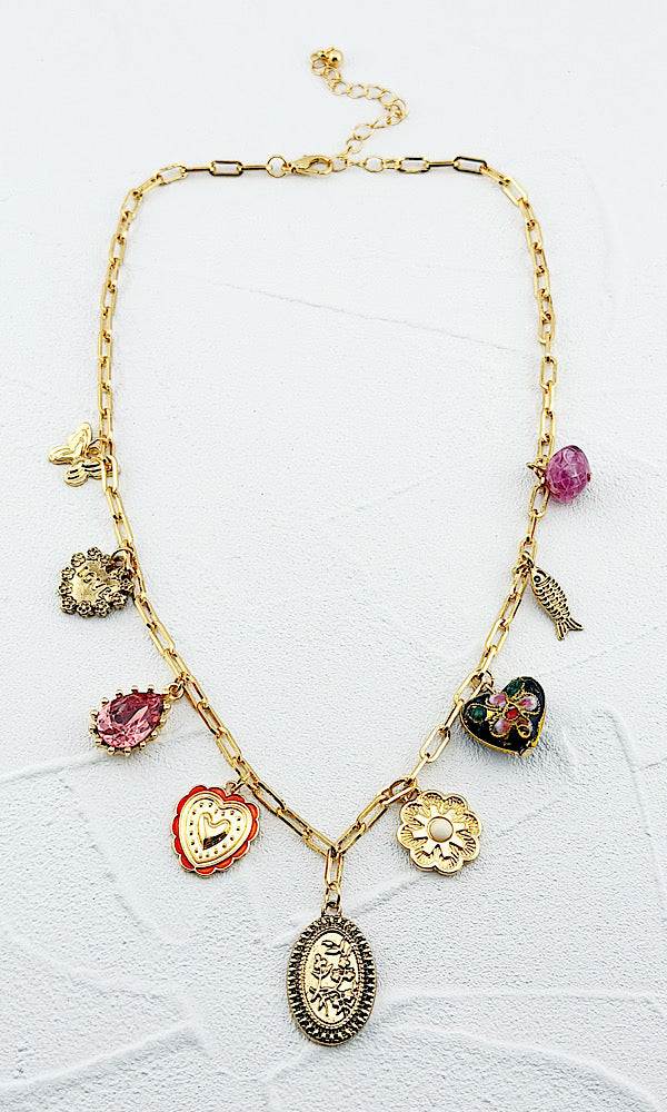 Pretty Promises Charm Necklace