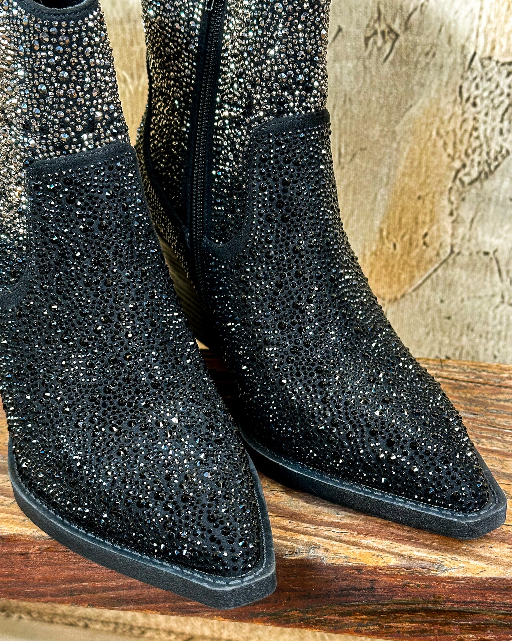 Maya Rhinestone Booties