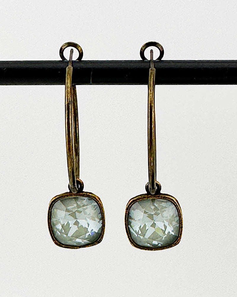 Kamille Dusty Sage Lil' Biggie Hoops
