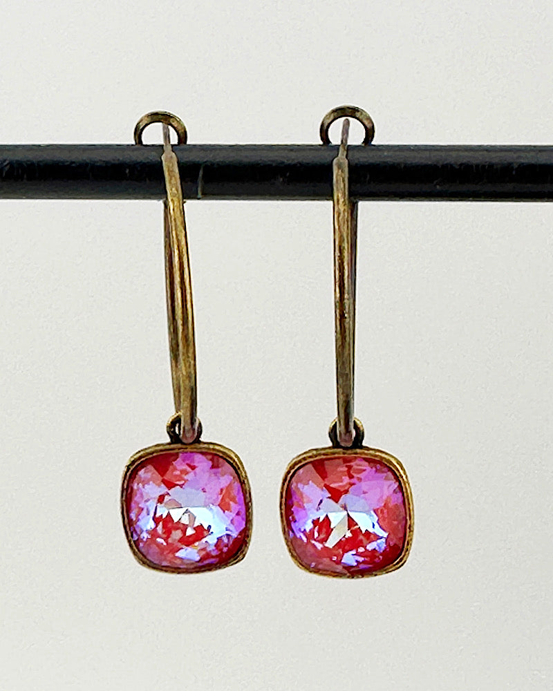 Kamille Hot Pink Lil' Biggie Hoops