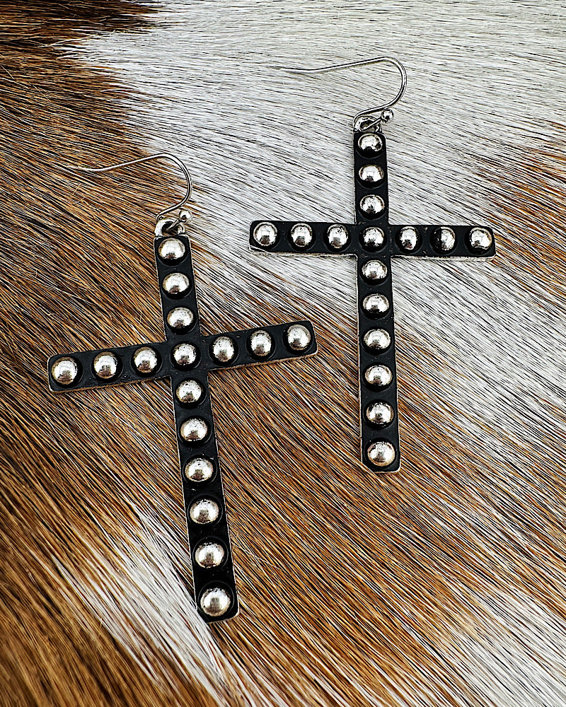 Dylan Cross Earrings