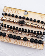 Eden 5pc Black Bracelet Stack