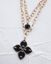 Viviana Black Necklace