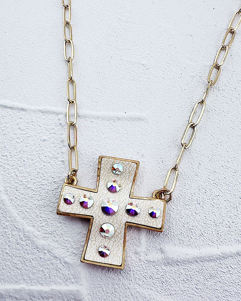 Alena Cross Necklace