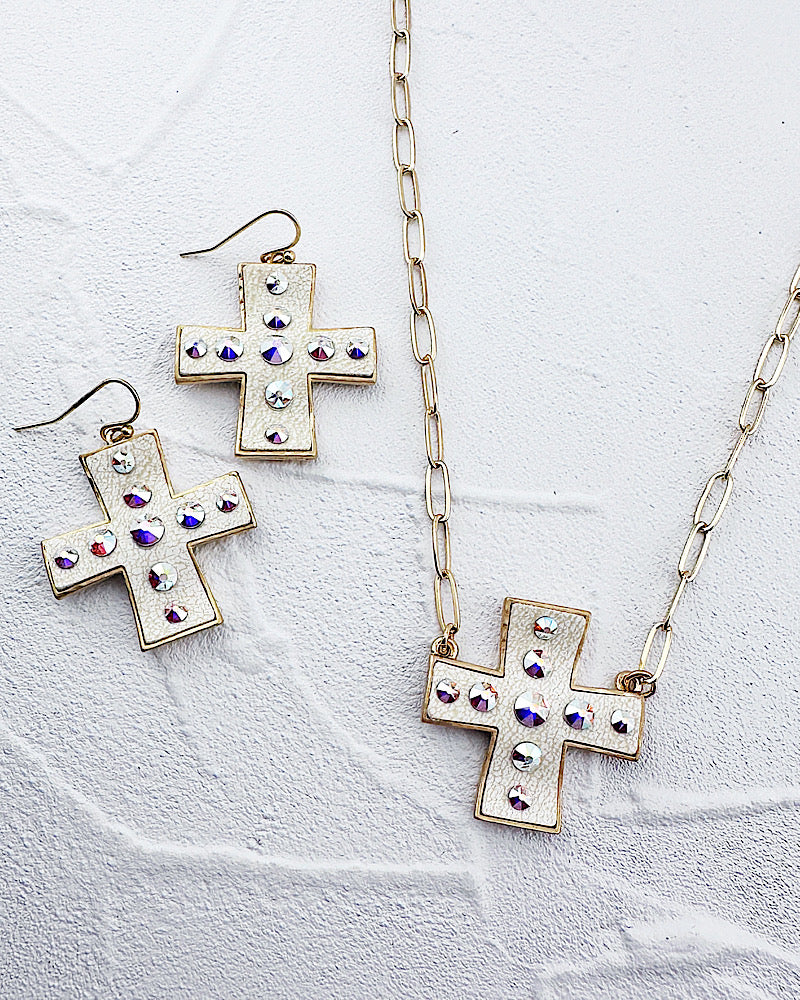 Alena Cross Necklace