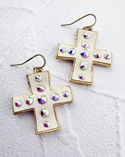 Alena Cross Earrings