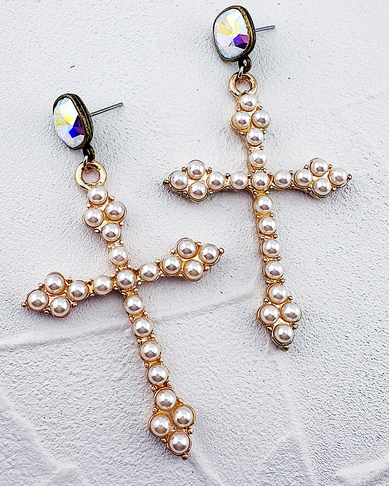 Cassandra Cross Earrings