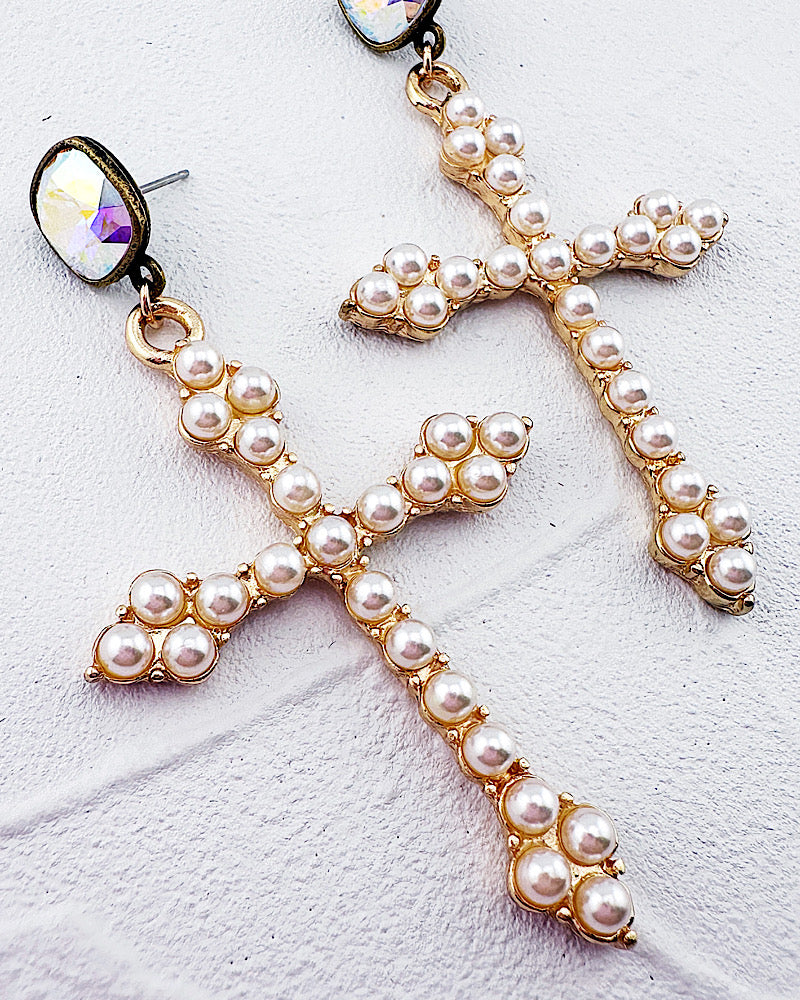 Cassandra Cross Earrings