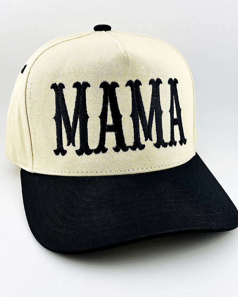 MAMA Black Trucker Hat