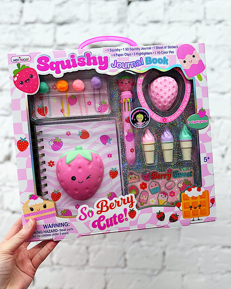 Strawberry Squishy Journal