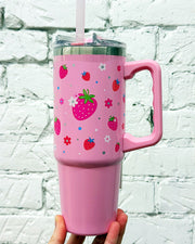 Strawberry Stainless Steel Tumbler