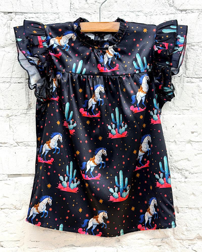 Midnight Rider Satin Top
