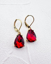 Mini Bella Ruby Teardrops