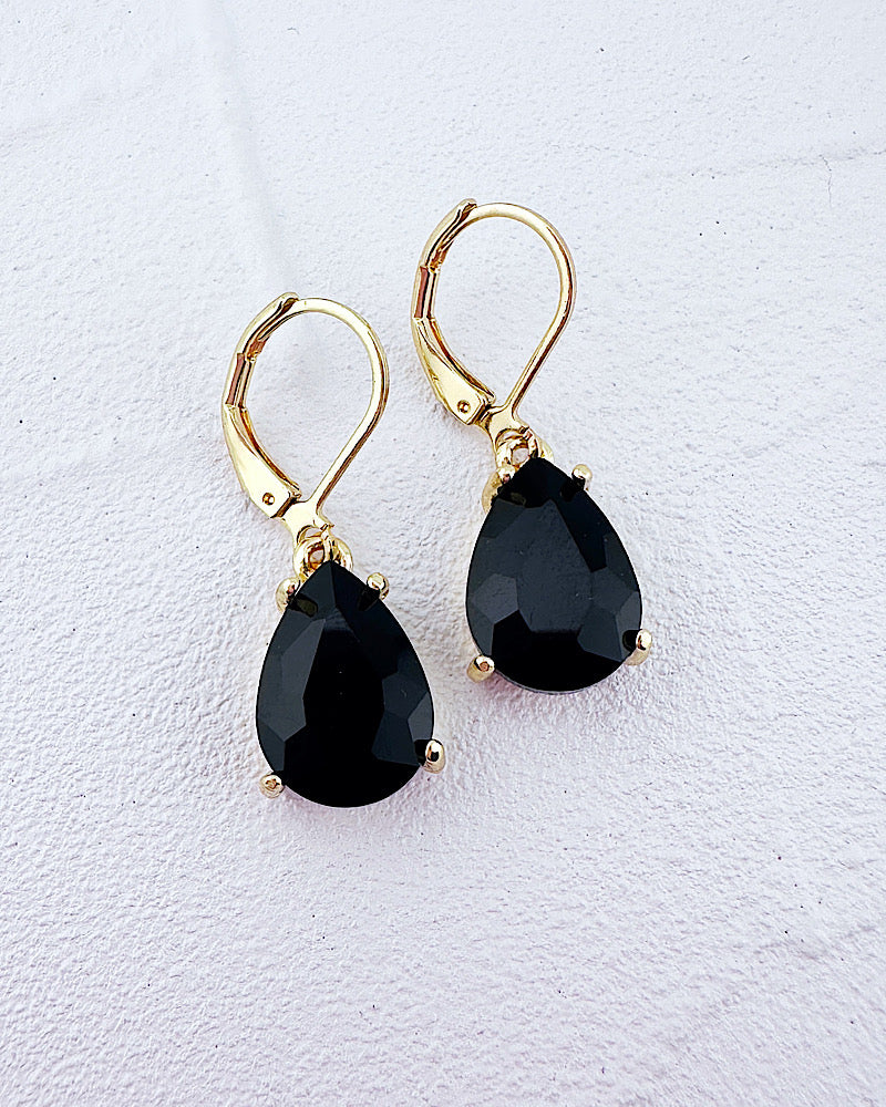 Mini Bella Black Teardrops
