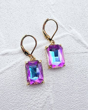 Mini Brittany Lavender AB Earrings